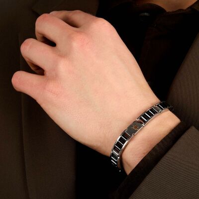 Bracelet Maserati Ceramic en acier et céramique