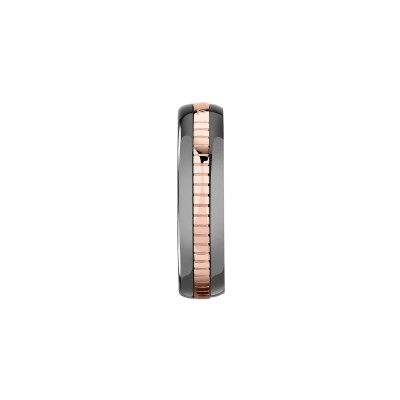 Bague Maserati Ceramic en acier et céramique, taille 63