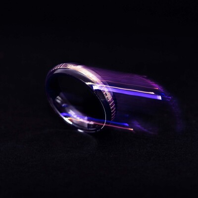 Bague Maserati Ceramic en acier et céramique, taille 63