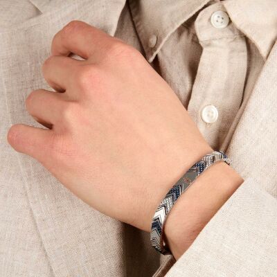 Bracelet Maserati Iconic en acier