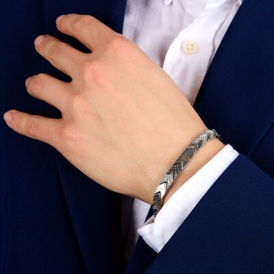 Bracelet Maserati Iconic en acier