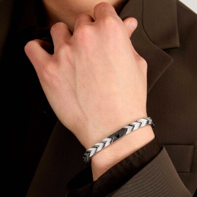 Bracelet Maserati Iconic en acier