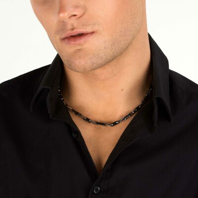 Collier Maserati Ceramic en acier et céramique