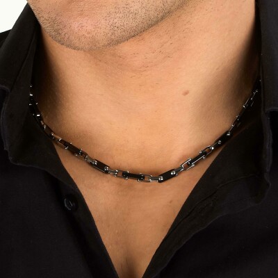 Collier Maserati Ceramic en acier et céramique