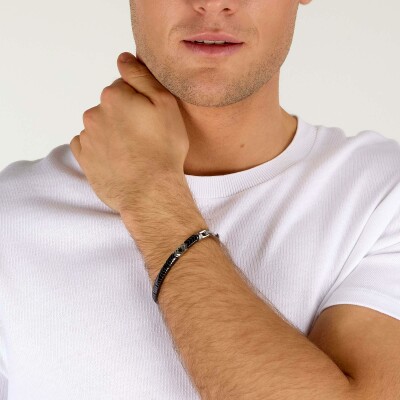 Bracelet Maserati Ceramic en acier et céramique