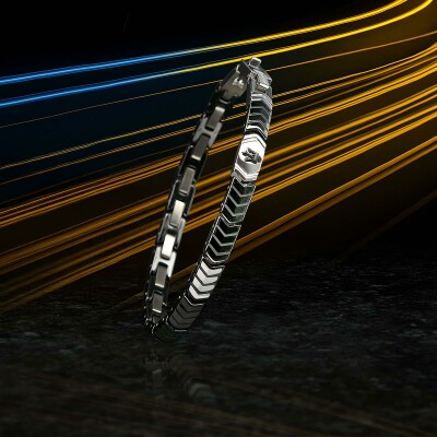 Bracelet Maserati Ceramic en acier et céramique