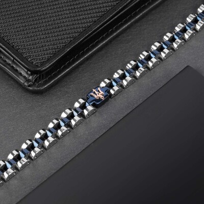 Bracelet Maserati Iconic en acier pvd et céramique