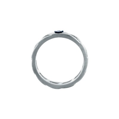 Bague Maserati Iconic en acier, taille 59