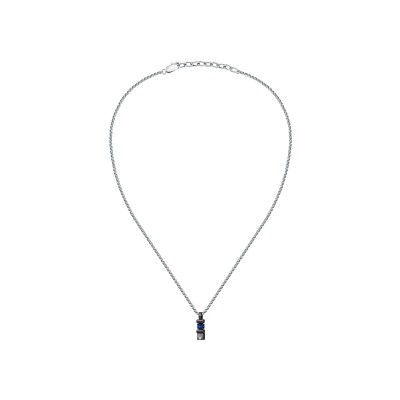 Collier Maserati Sapphire en acier et saphir