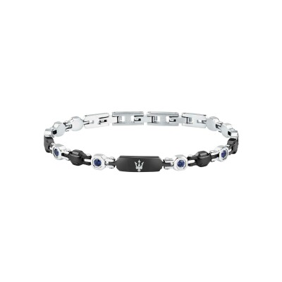 Bracelet Maserati Sapphire en acier et saphir