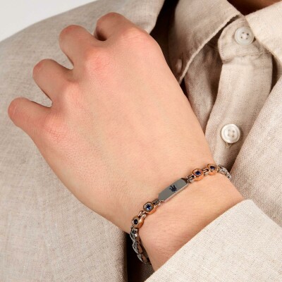 Bracelet Maserati Sapphire en acier et saphir
