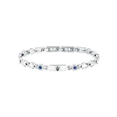 Bracelet Maserati Sapphire en acier et saphir