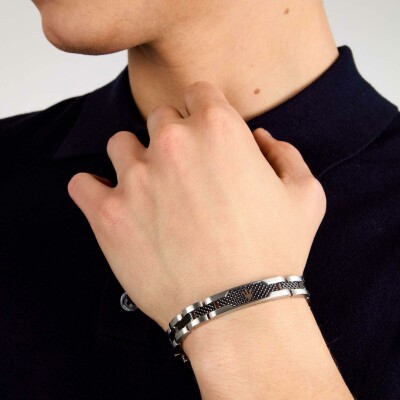 Bracelet Maserati Iconic en acier pvd