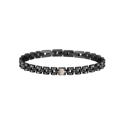 Bracelet Maserati Iconic en acier pvd et céramique