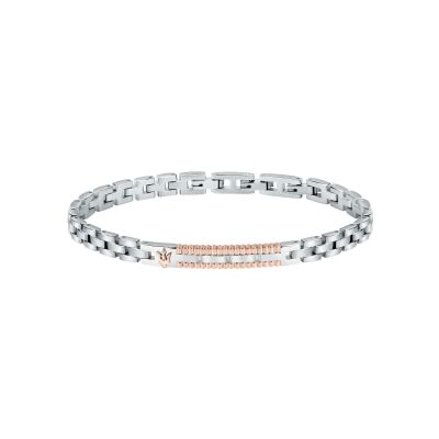 Bracelet Maserati Diamonds en acier et diamant
