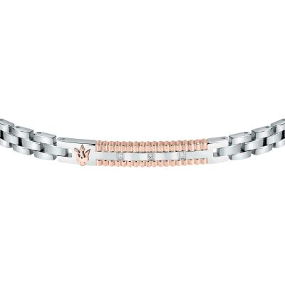Bracelet Maserati Diamonds en acier et diamant