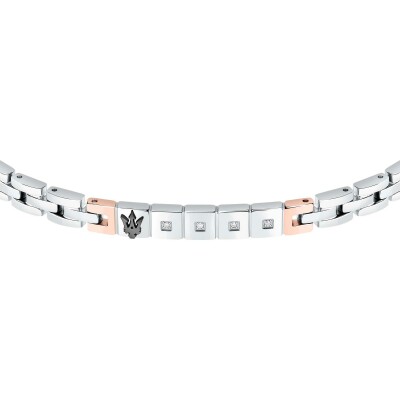 Bracelet Maserati Diamonds en acier pvd et diamant