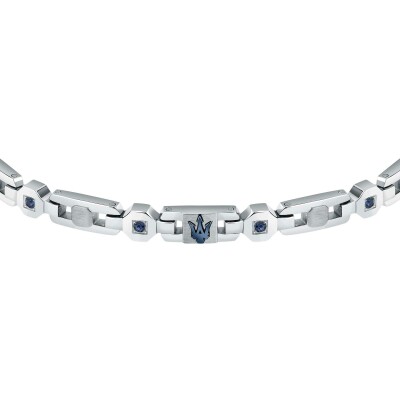 Bracelet Maserati Iconic en acier et pierres de couleurs