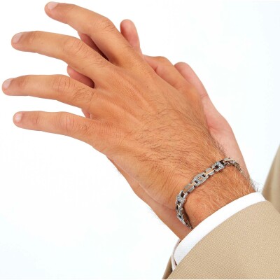 Bracelet Maserati Iconic en acier pvd et cristal