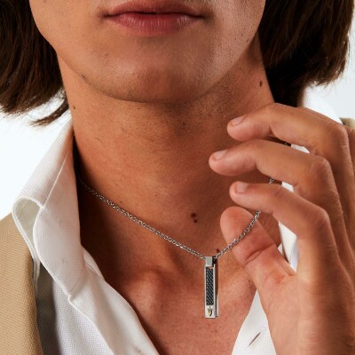 Collier Maserati Iconic en acier