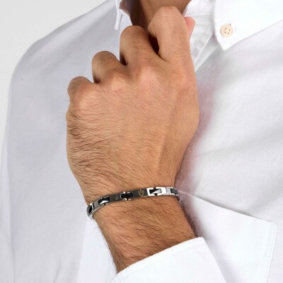 Bracelet Maserati Ceramic en acier et céramique