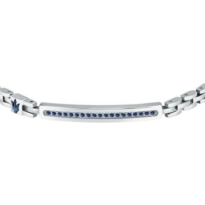 Bracelet Maserati Iconic en acier, céramique et cristal