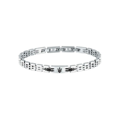 Bracelet Maserati Iconic en acier et céramique