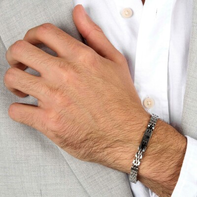 Bracelet Maserati Iconic en acier et céramique