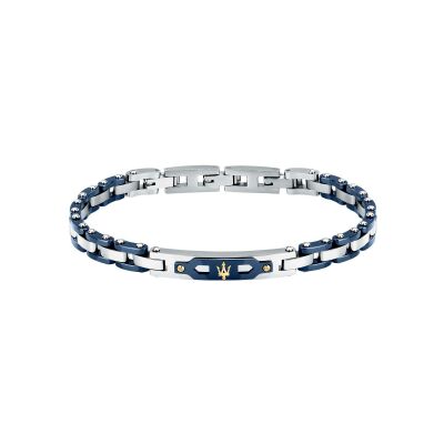 Bracelet Maserati Ceramic Gold en acier et céramique et or jaune 75/1ème