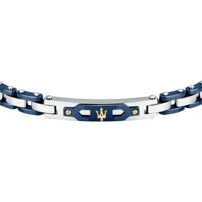 Bracelet Maserati Ceramic Gold en acier et céramique et or jaune 75/1ème