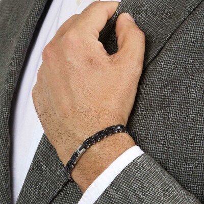 Bracelet Maserati Ceramic en acier et céramique