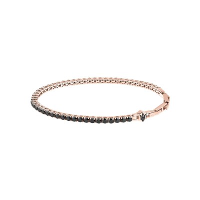 Bracelet Maserati Tennis en acier et oxyde de zirconium
