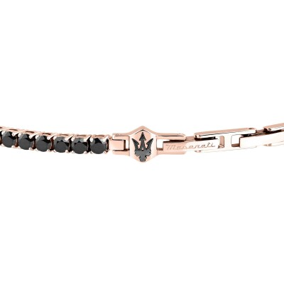 Bracelet Maserati Tennis en acier et oxyde de zirconium