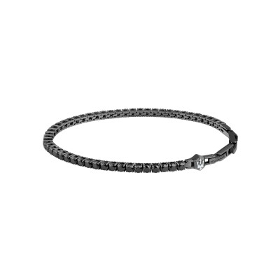 Bracelet Maserati Tennis en acier et oxyde de zirconium