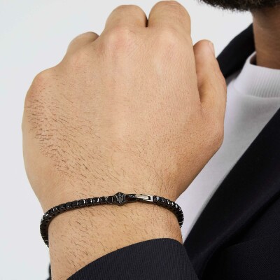 Bracelet Maserati Tennis en acier et oxyde de zirconium