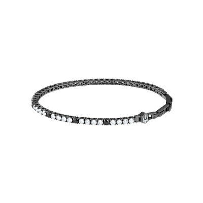 Bracelet Maserati Tennis en acier et oxyde de zirconium