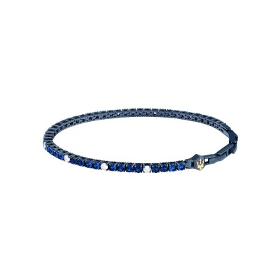 Bracelet Maserati Tennis en acier et oxyde de zirconium