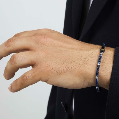 Bracelet Maserati Tennis en acier et oxyde de zirconium