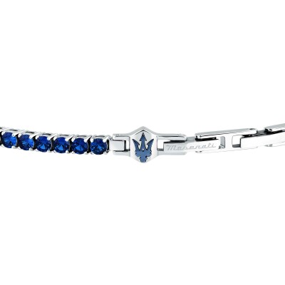 Bracelet Maserati Tennis en acier et spinelle