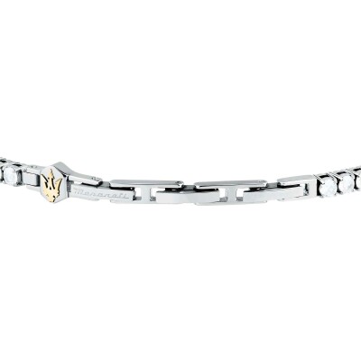 Bracelet Maserati Tennis en acier et oxyde de zirconium