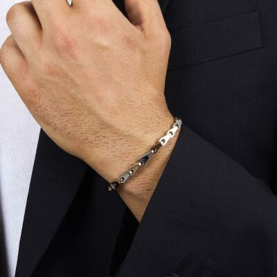 Bracelet Maserati Iconic en acier