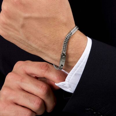 Bracelet Maserati Iconic en acier