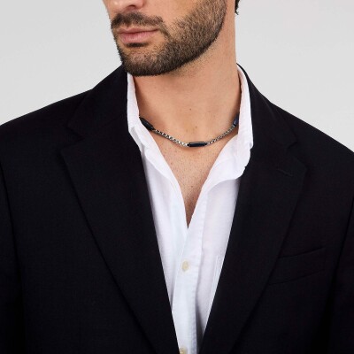 Collier Maserati Iconic en acier