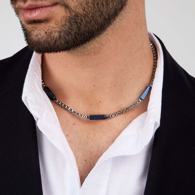 Collier Maserati Iconic en acier