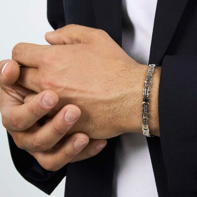 Bracelet Maserati Iconic en acier