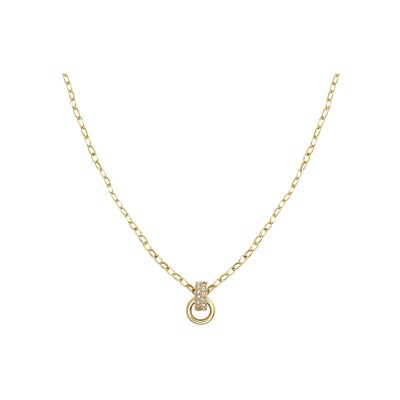 Collier Rosefield en acier doré