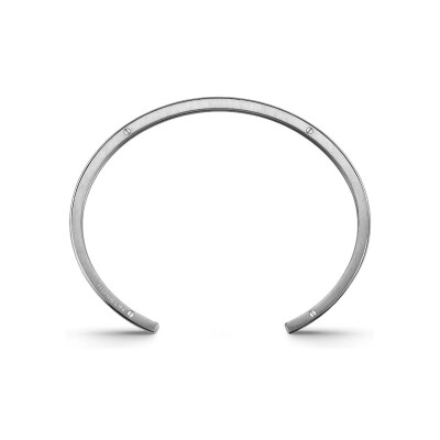 Jonc Herbelin Newport Duo en acier brossé et poli