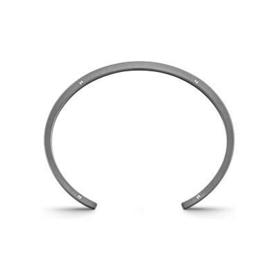 Jonc Herbelin Newport Duo en titane sablé