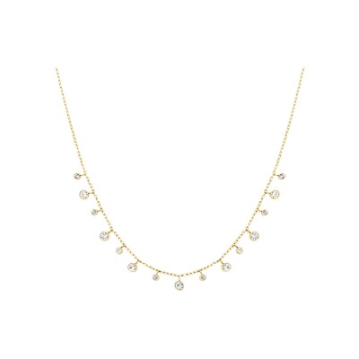 Collier Rosefield en acier plaqué or jaune