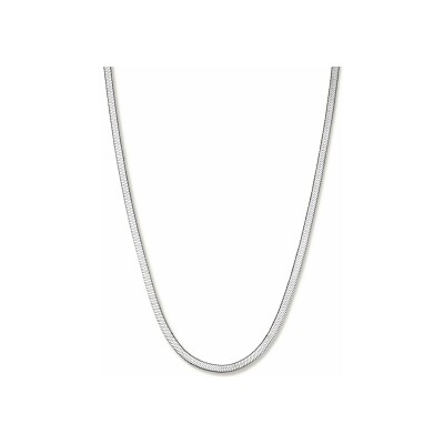 Collier Rosefield serpent en acier argenté